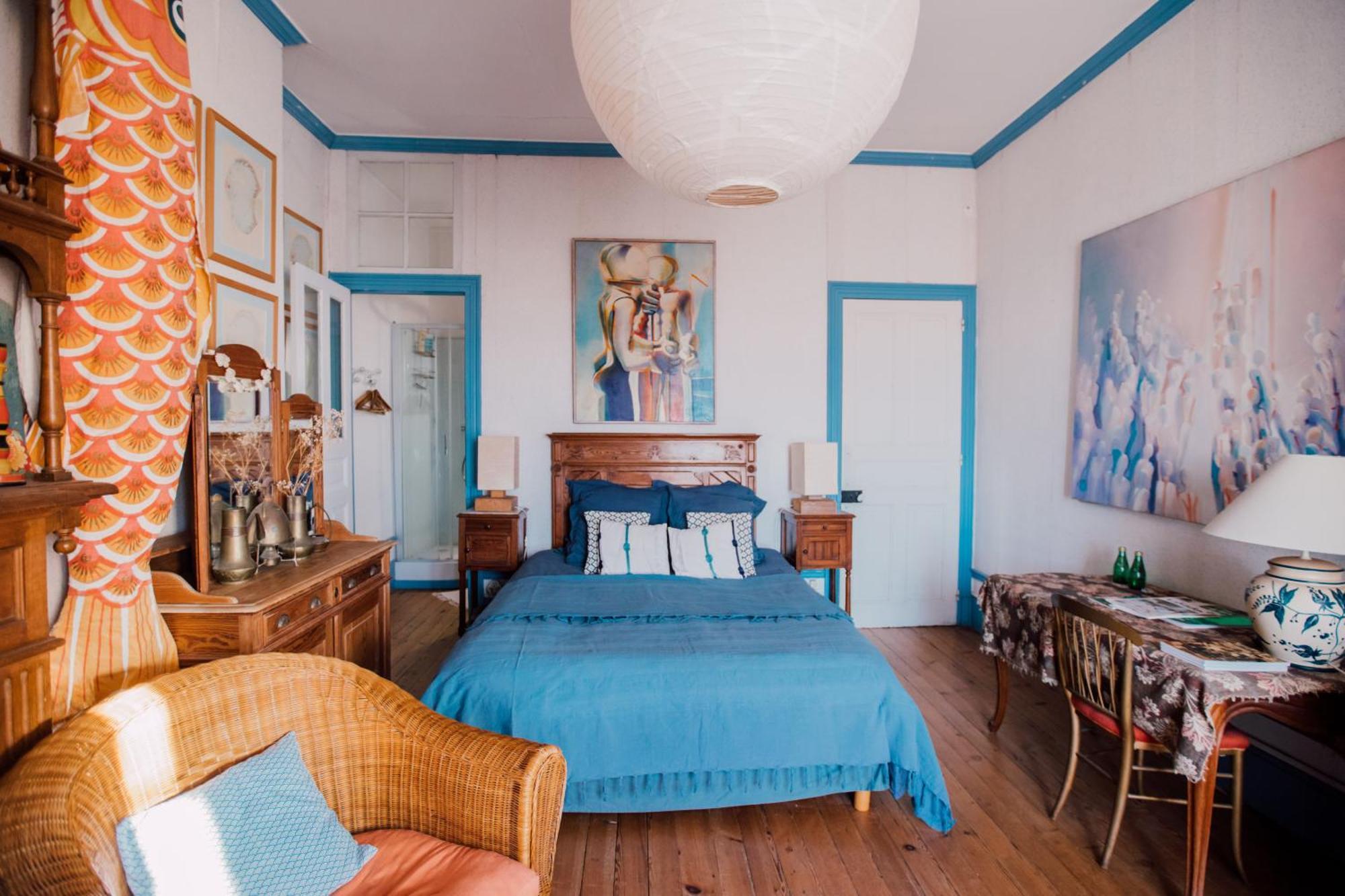 La Villa Louis, La Chambre Rose, Maison D'Hotes Vue Mer, 滨海利翁 外观 照片