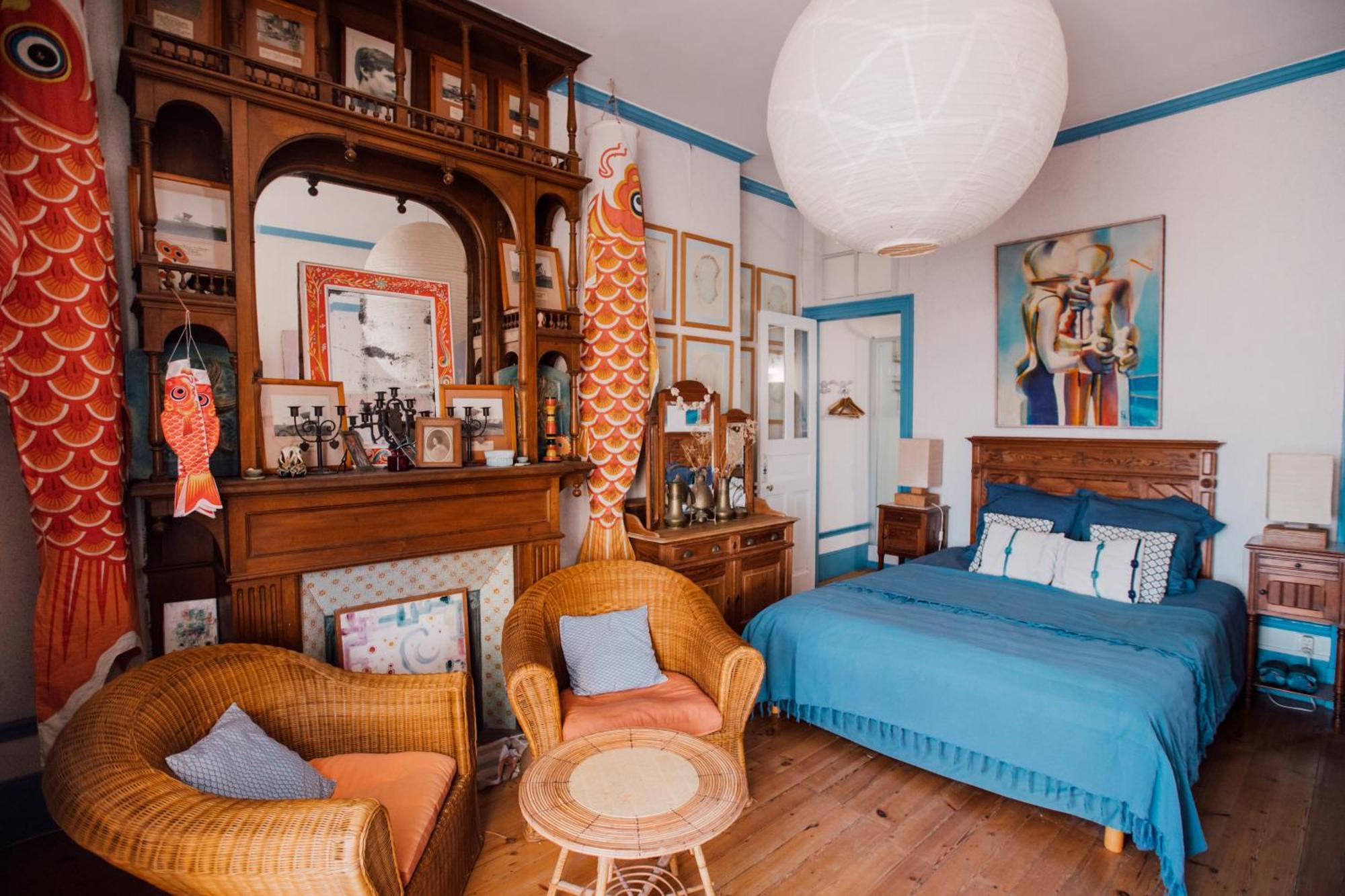 La Villa Louis, La Chambre Rose, Maison D'Hotes Vue Mer, 滨海利翁 外观 照片