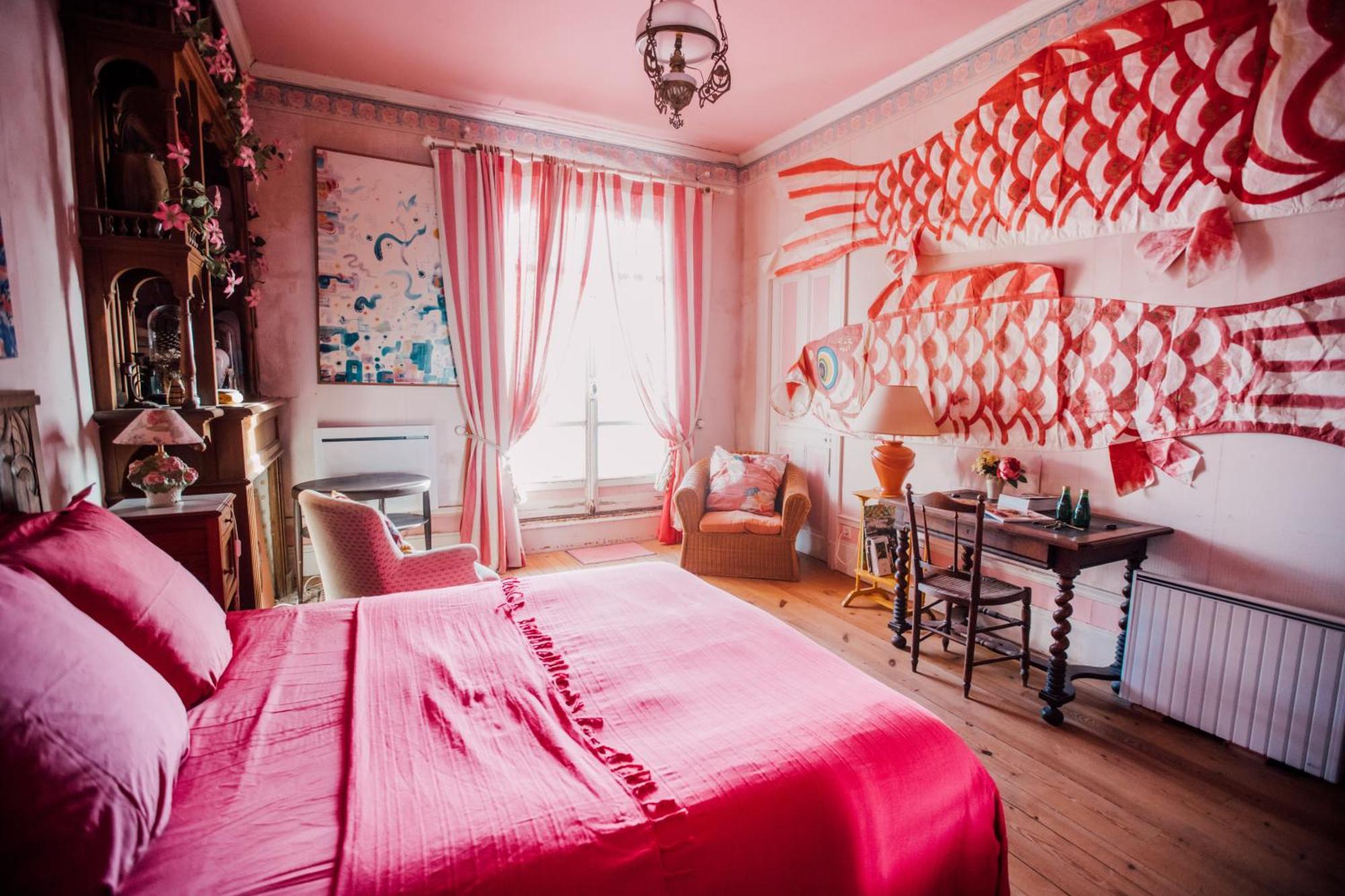 La Villa Louis, La Chambre Rose, Maison D'Hotes Vue Mer, 滨海利翁 外观 照片