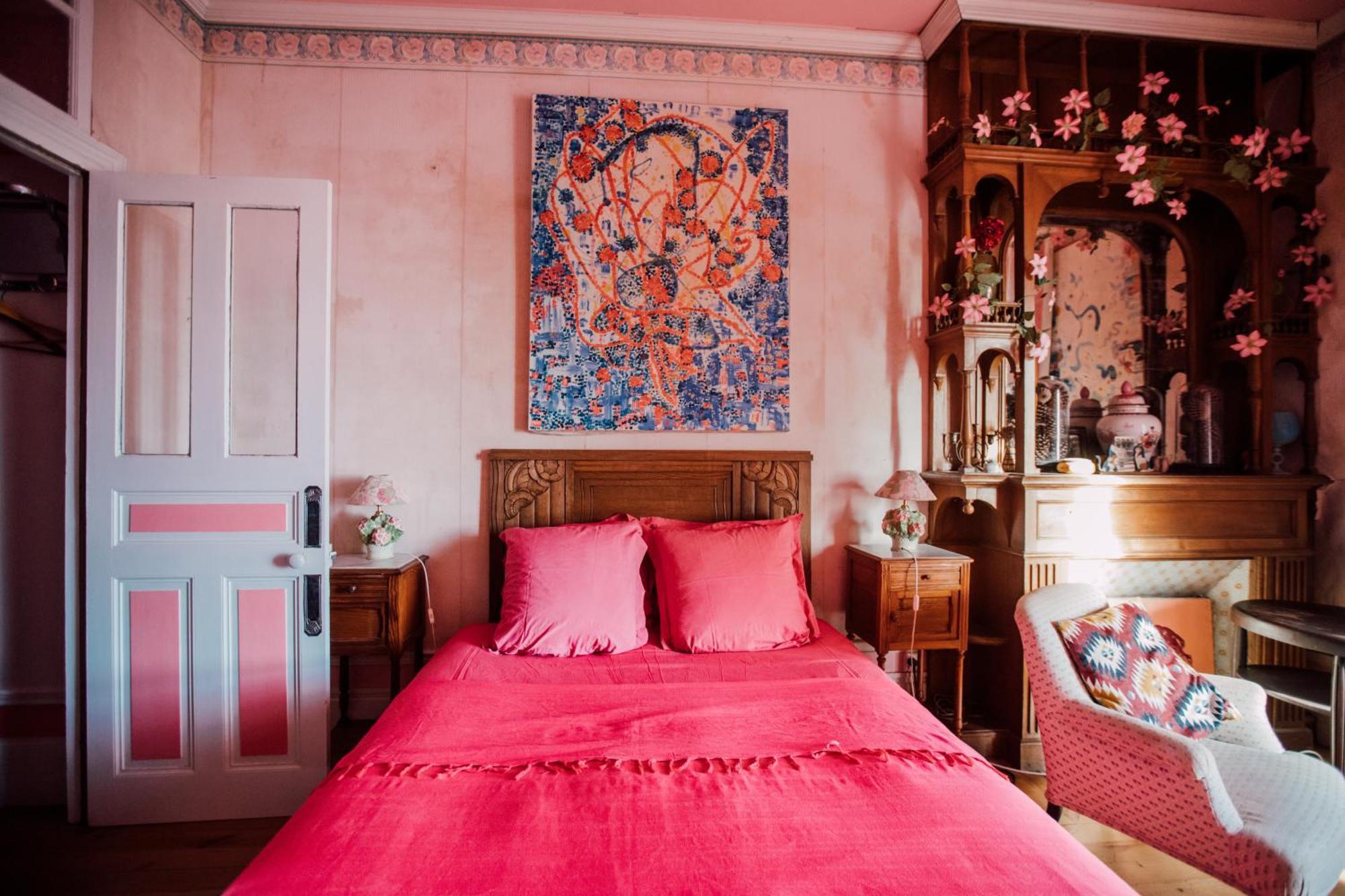 La Villa Louis, La Chambre Rose, Maison D'Hotes Vue Mer, 滨海利翁 外观 照片