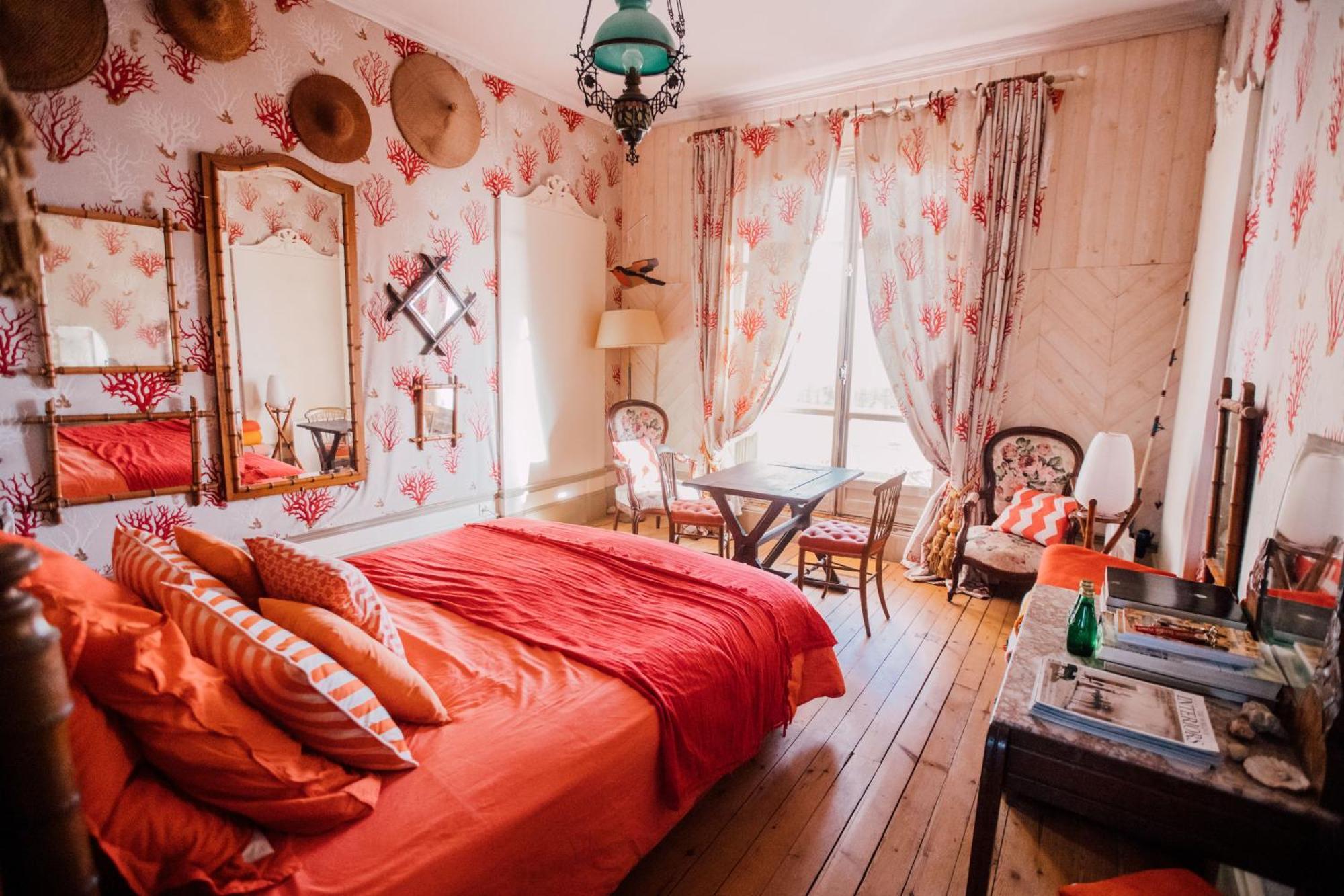 La Villa Louis, La Chambre Rose, Maison D'Hotes Vue Mer, 滨海利翁 外观 照片
