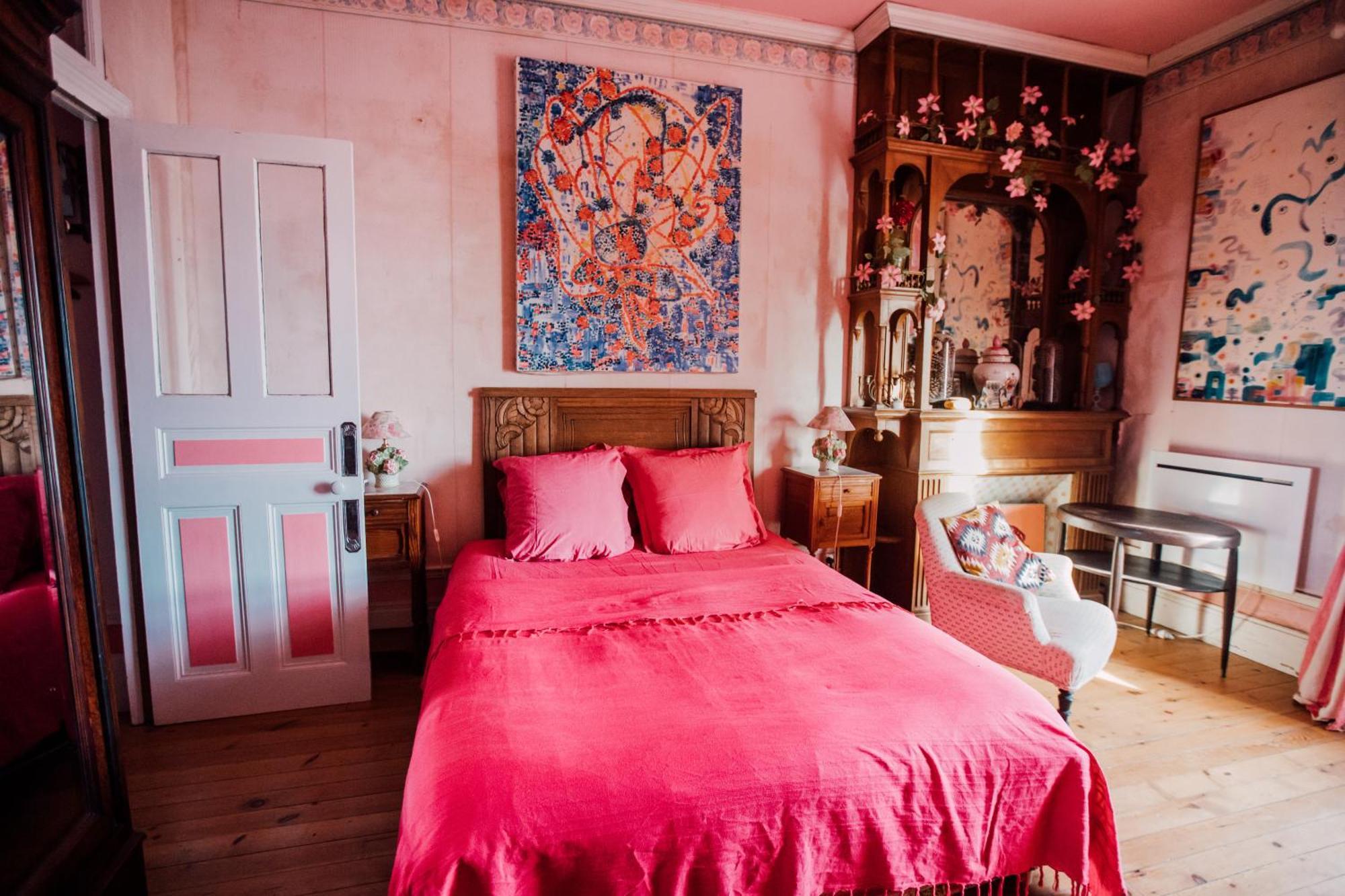 La Villa Louis, La Chambre Rose, Maison D'Hotes Vue Mer, 滨海利翁 外观 照片