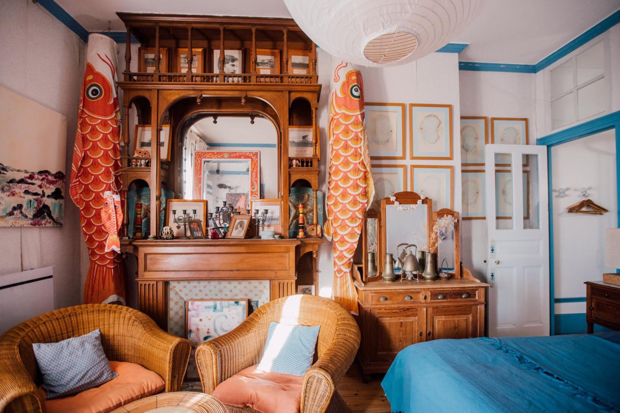La Villa Louis, La Chambre Rose, Maison D'Hotes Vue Mer, 滨海利翁 外观 照片